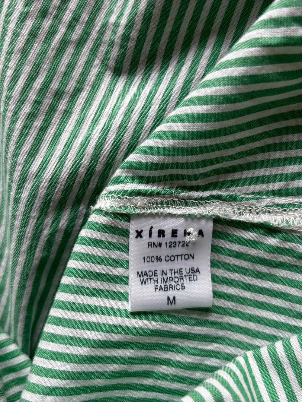 XIRENA Classic Stripe Tunic Beach Cover-Up Medium - Picture 8 of 10
